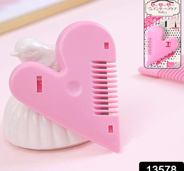 Heart Shape Plastic Hair Cutting Scissors