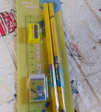 5 colorful wooden pencils for classroom activities