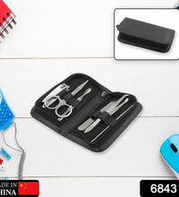 Professional manicure set with travel case