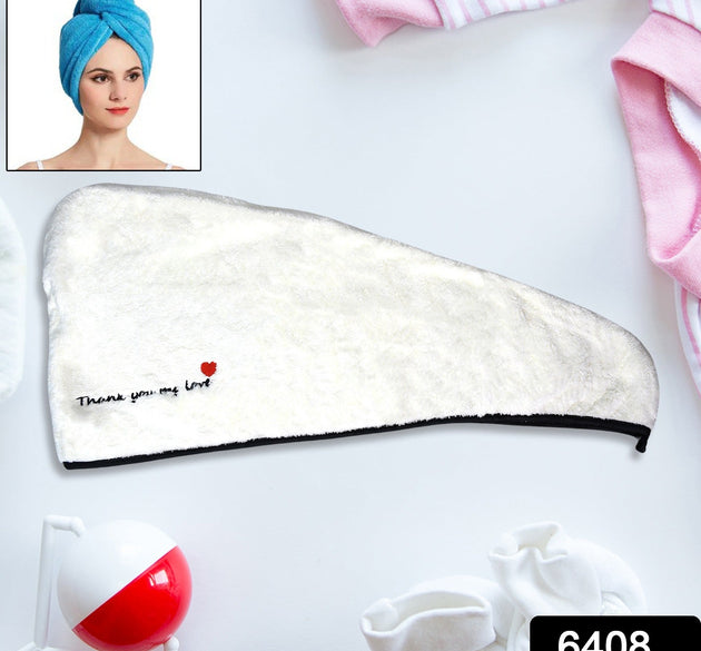 Hair Drying Magic Hair Cap Towel Wrap for Women Bath Towels (1 pc)