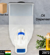 Oil dispenser wall mounted