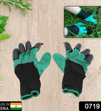 Washable heavy-duty garden gloves with built-in claws