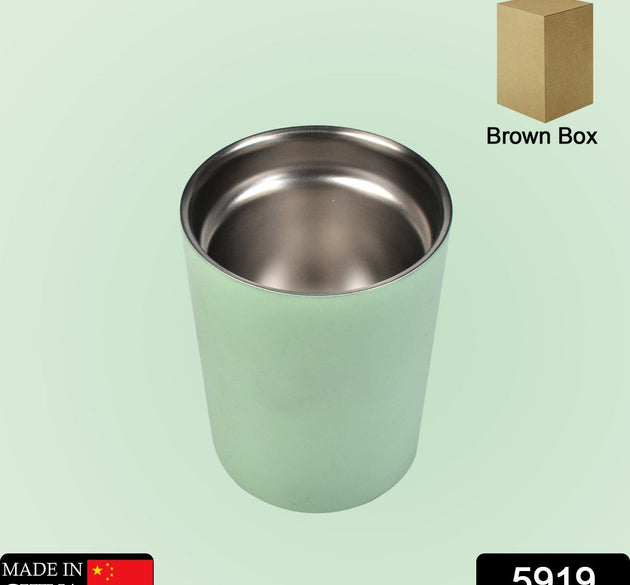 Stainless steel water cup for home or office