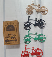 Bicycle-shaped key holder and wall mount hook