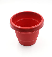 Heavy-duty 13 cm plant container, plastic, for home decor and outdoor balcony gardens.