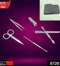 Nail care kit with clippers, scissors, and tools