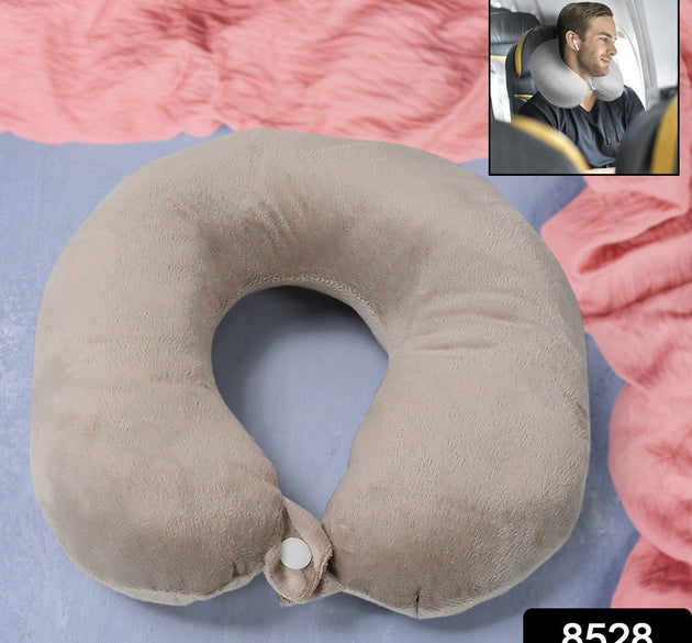 Soft Neck Pillow for Car, Home, Airplane Travel, Travel Neck Pillow for Sleeping & Travel Essentials for Neck Rest Multipurpose Comfortable Head Rest Neck Holder Pillow (1 Pc)