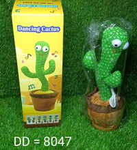 Dancing cactus toy with playful movements and music