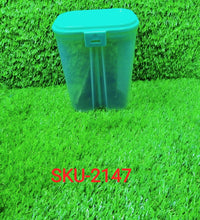 Transparent storage box for grains, 2 liters