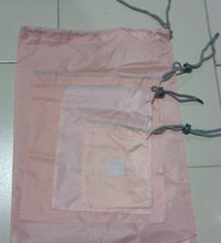 Folding nylon storage pouches for packing items