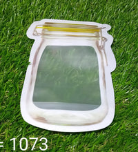 150ml plastic jar with airtight seal, featuring a zipper closure.