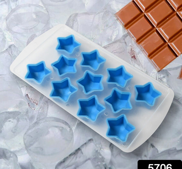 Silicone Mold Ice Cube Tray Creative Sweet Multi Type Ice Tray , Ice Cube Trays Multi Fruit Shape Ice Tray (1 Pc)