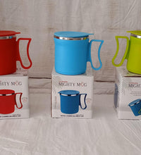 Mug with leakproof lid for hot and cold drinks