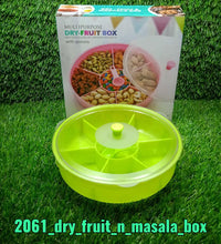 Box with spoon for dry-fruits and spices