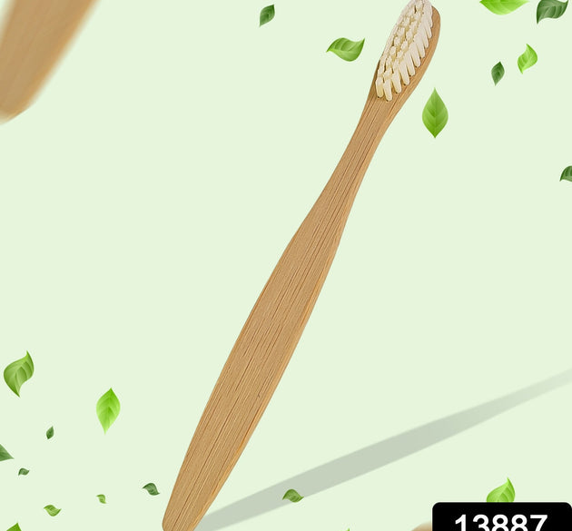 Wooden / Bamboo Brush Toothbrush Ultra Soft Bristles (1 Pc)