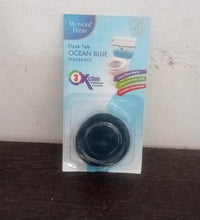 50 grams ocean blue toilet cleaner tab for maintaining hygiene.