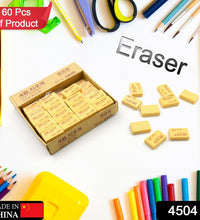 Soft erasers for precise drawing, perfect for school and office use.