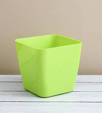 Square flower pot for indoor or outdoor gardening