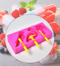 Ice popsicle molds set