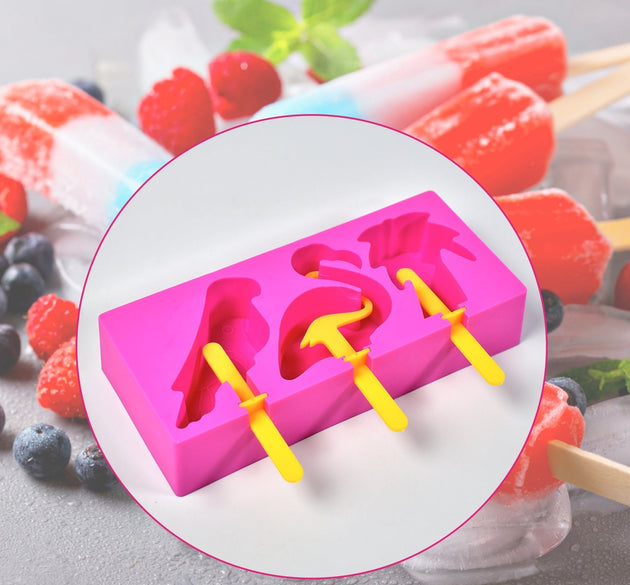 Ice popsicle molds set