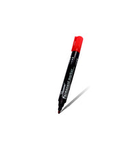 Permanent whiteboard markers in red color