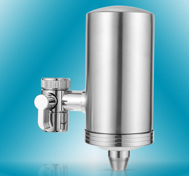 304 Stainless Steel Faucet Mount Water Filter, Water Purifier (1 Set)