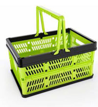 Collapsible shopping basket for easy storage