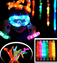 Colorful sensory pop tubes for kids and adults