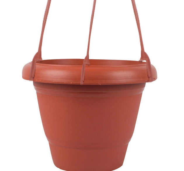 Hanging flower pot with rope