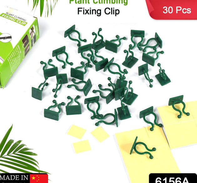 Set of 30 wall plant climbing clips for securing plants.