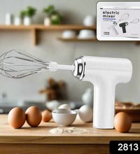 Portable kitchen blender and hand mixer, high power beater with 2 whisks