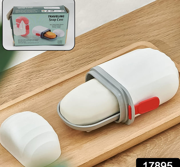 Stylish and Practical Soap Holder for Travel  Soap Box With Secure Seal and Non Leak Design Stylish Soap Box for Home, Bathroom, Hiking, Travel, Camping Capsule Soap Box (1 Pc)