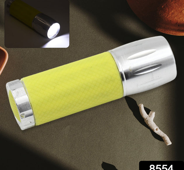 Portable Mini Torch / Flashlight LED Powerful High Lumens Pen Light Easy To Carry, Portable Pocket Compact Torch for Emergency 3 Battery operated (Battery not included / 1 pc)