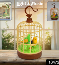 Toysmith Chirping Bird in Hanging Cage