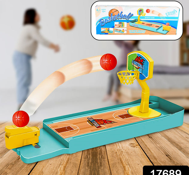 Mini Table Top Finger Basketball Game for Kids - Desktop Game for Kids & Adults, Basketball Finger Bowling Game, Fun Indoor Finger Bowling Game for Boys & Girls, Family Board Game