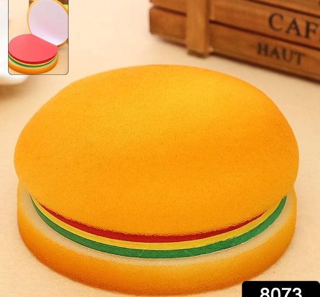 Burger Shaped Note  /  Sticky Notes  /  Memo Notes, Unique Mini Notes (Multicolor)